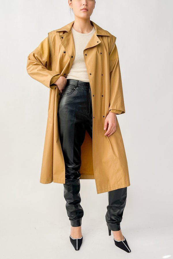 Vintage Cotton Twill Wrap Jacket - Camel Vintage Cotton Twill Wrap Jacket - Camel