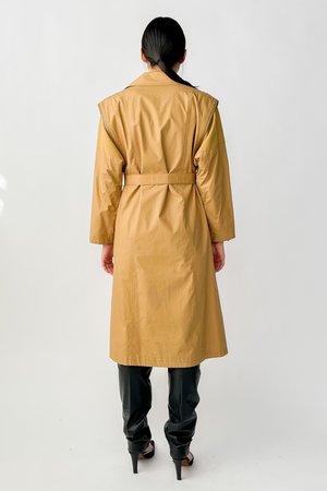 Vintage Cotton Twill Wrap Jacket - Camel Vintage Cotton Twill Wrap Jacket - Camel