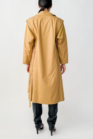 Vintage Cotton Twill Wrap Jacket - Camel Vintage Cotton Twill Wrap Jacket - Camel