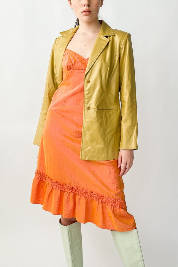 Vintage Leather Jacket - Chamomile Vintage Leather Jacket - Chamomile