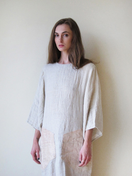 Cosmic Wonder Double Ply Linen Dress Cosmic Wonder Double Ply Linen Dress