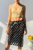 Vintage Paco Rabanne Star Chain Link Skirt - Thumbnail 2