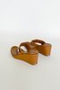 Vintage Prada Leather Thong Wedges - Camel - Thumbnail 4