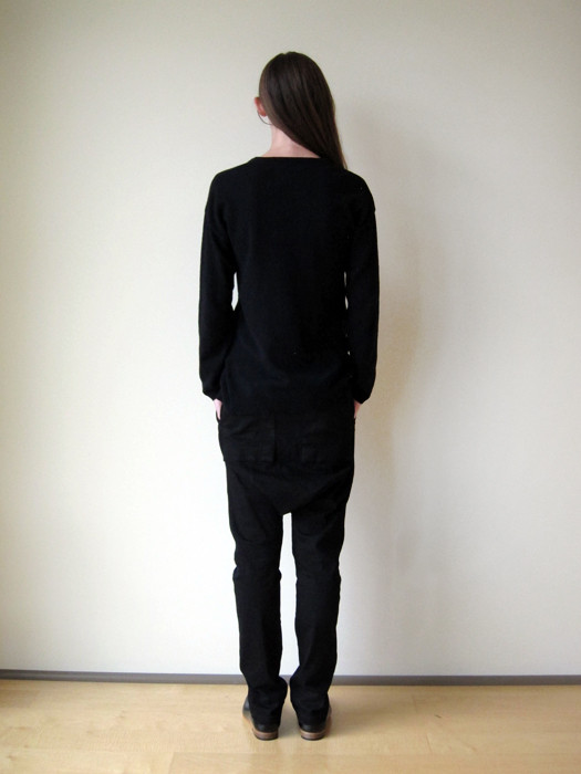 Ann-Sofie Back Drunk Knit Sweater, Cotton Ann-Sofie Back Drunk Knit Sweater, Cotton