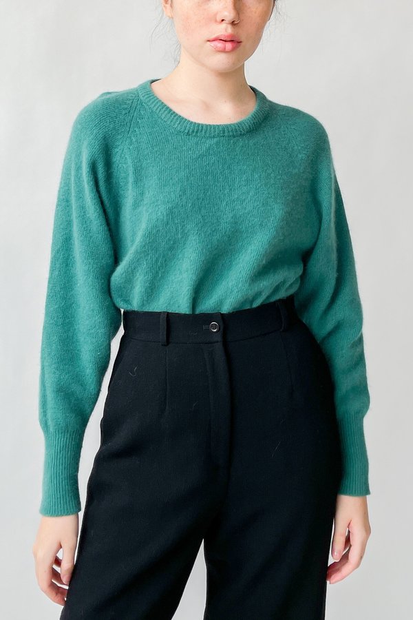Vintage Lambswool Sweater - Teal Vintage Lambswool Sweater - Teal