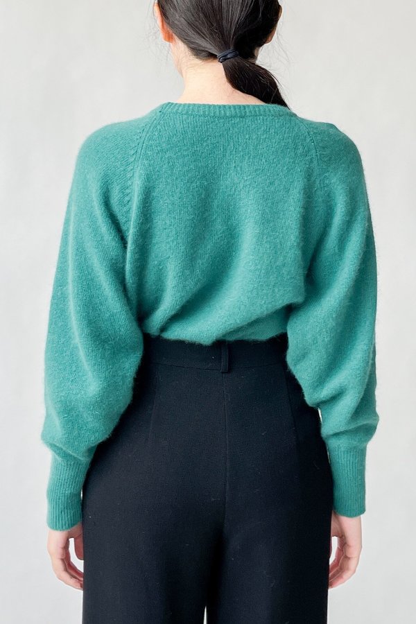 Vintage Lambswool Sweater - Teal Vintage Lambswool Sweater - Teal