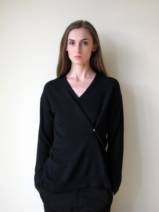 Ann-Sofie Back Drunk Knit Sweater, Cotton Ann-Sofie Back Drunk Knit Sweater, Cotton