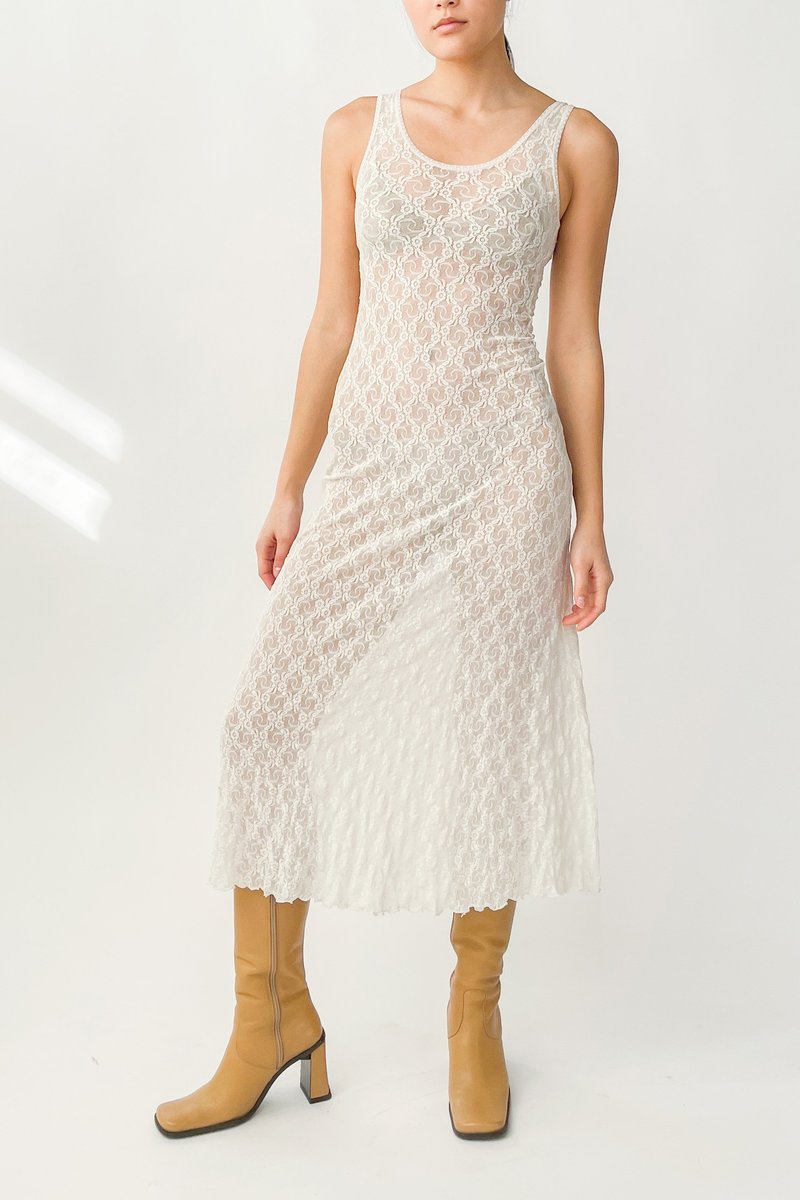 White Lace Dress (XS-S) | Garmentory White Lace Dress (XS-S) | Garmentory