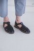 unisex Steve Mono 10/09 ARTISANAL SANDALS - BLACK - Thumbnail 1