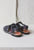 unisex Steve Mono 10/09 ARTISANAL SANDALS - BLACK - Thumbnail 7