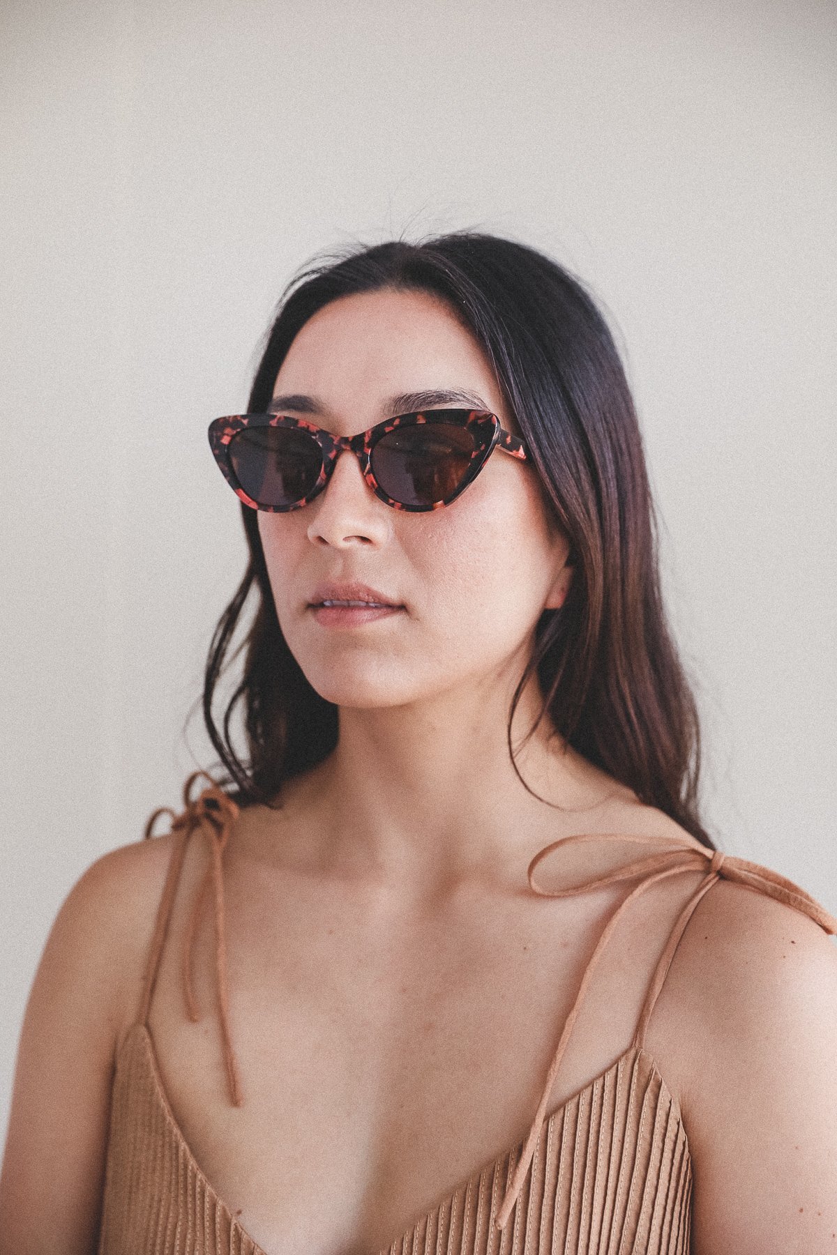 Lowercase Steeplechase Sunglasses - Coral - Image 1 of 2