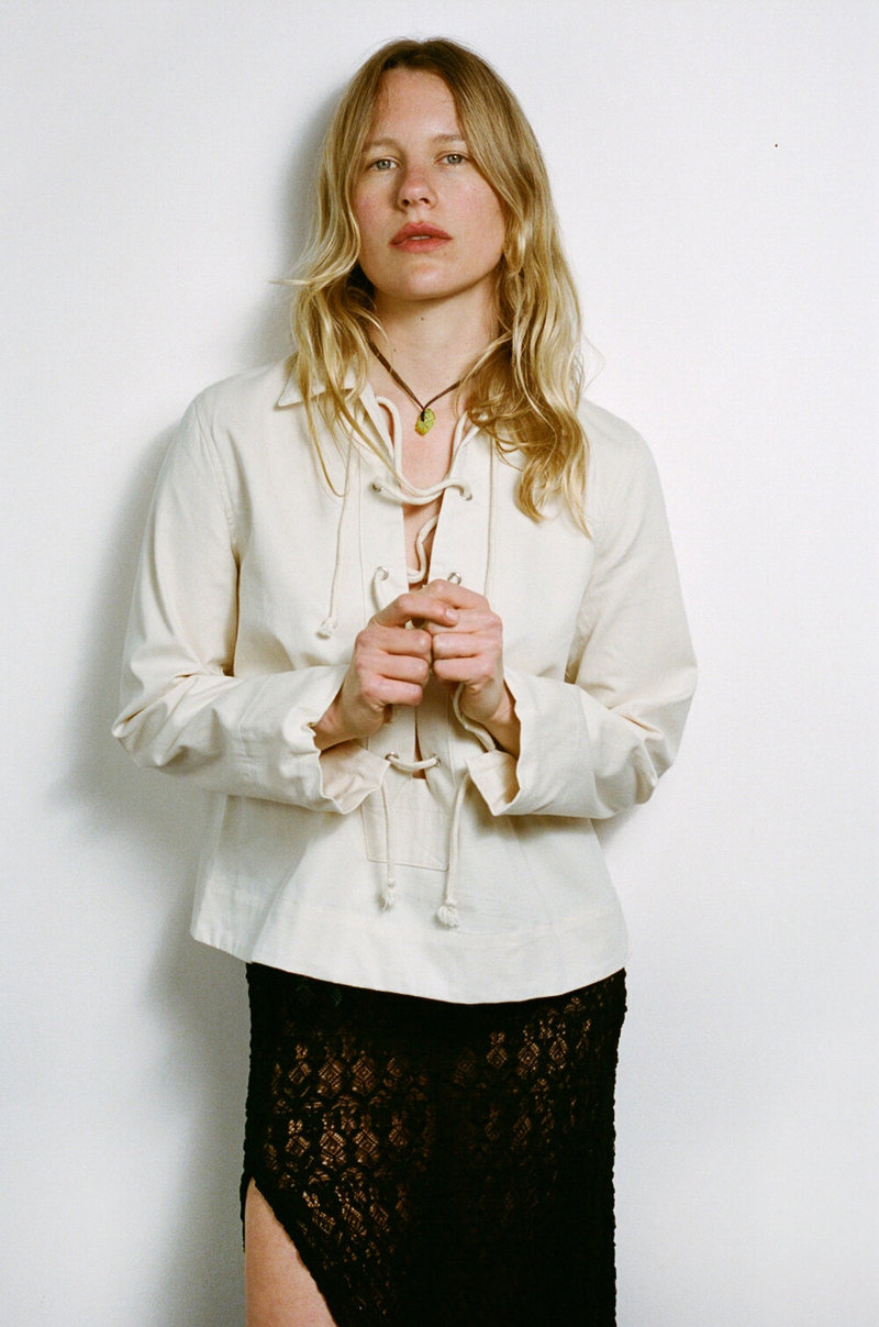 BASERANGE Bayou Shirt - Ecru | Garmentory