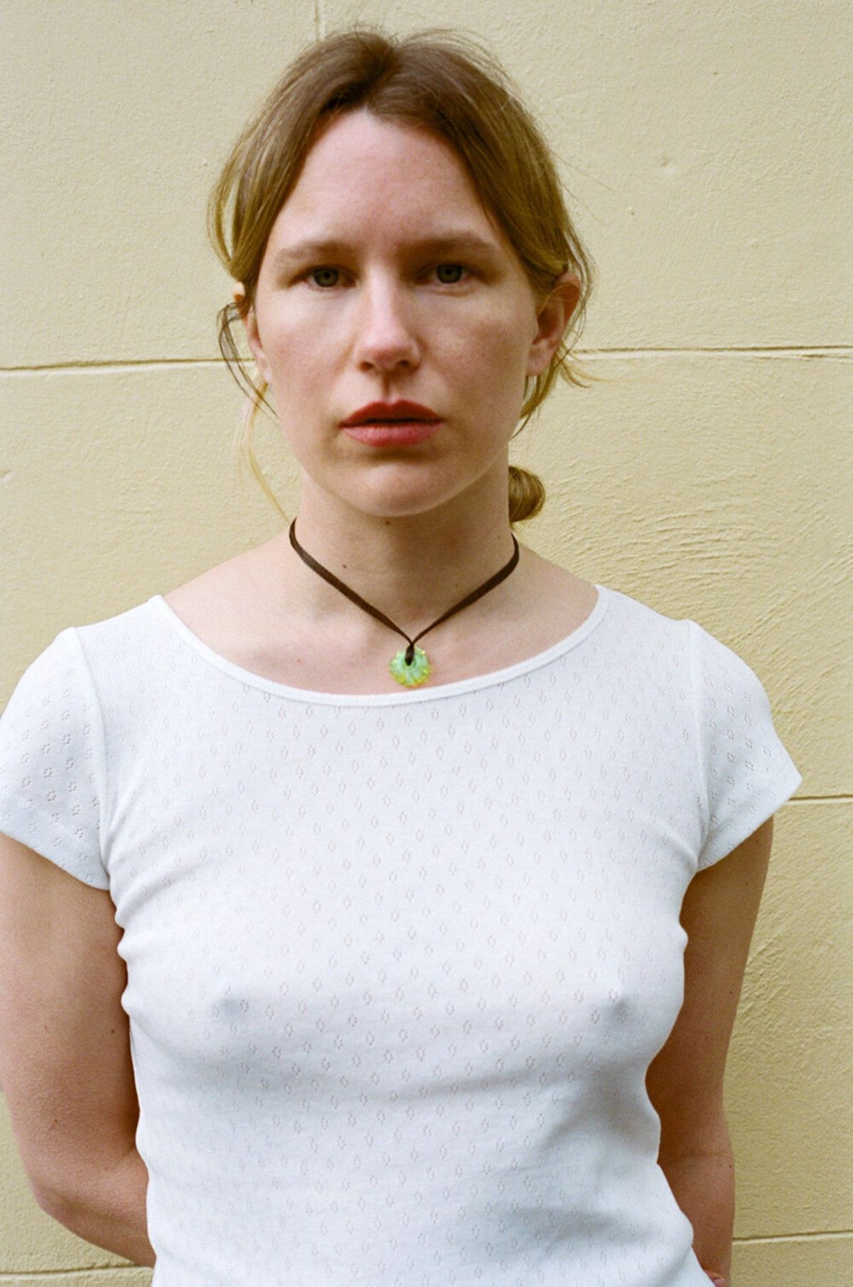 MARYAM NASSIR ZADEH Astrid Tee - White Pointelle - Image 2 of 5