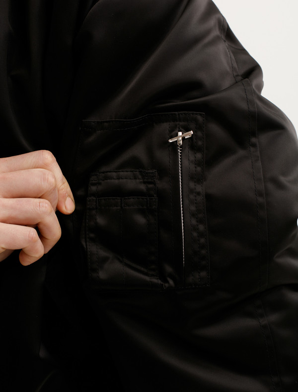 Hed Mayner Bomber Jacket Black | Garmentory