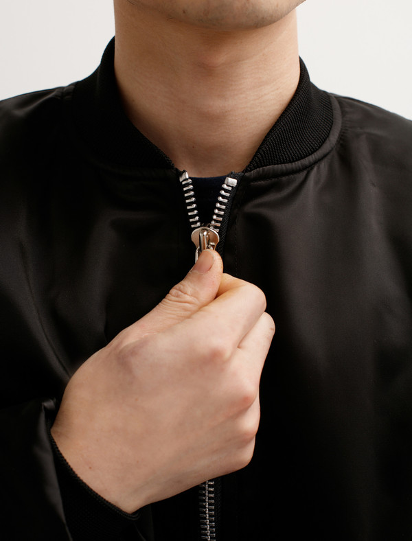 Hed Mayner Bomber Jacket Black | Garmentory