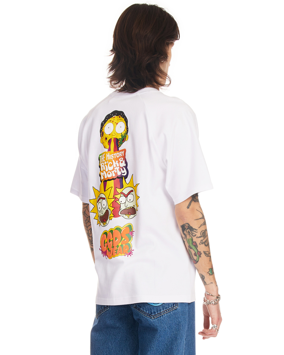 GCDS Rick and Morty T-shirt - White | Garmentory