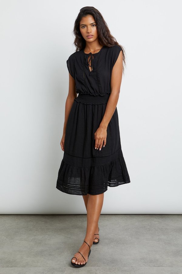 rails ashlyn midi dress Rails Ashlyn Dress - Black