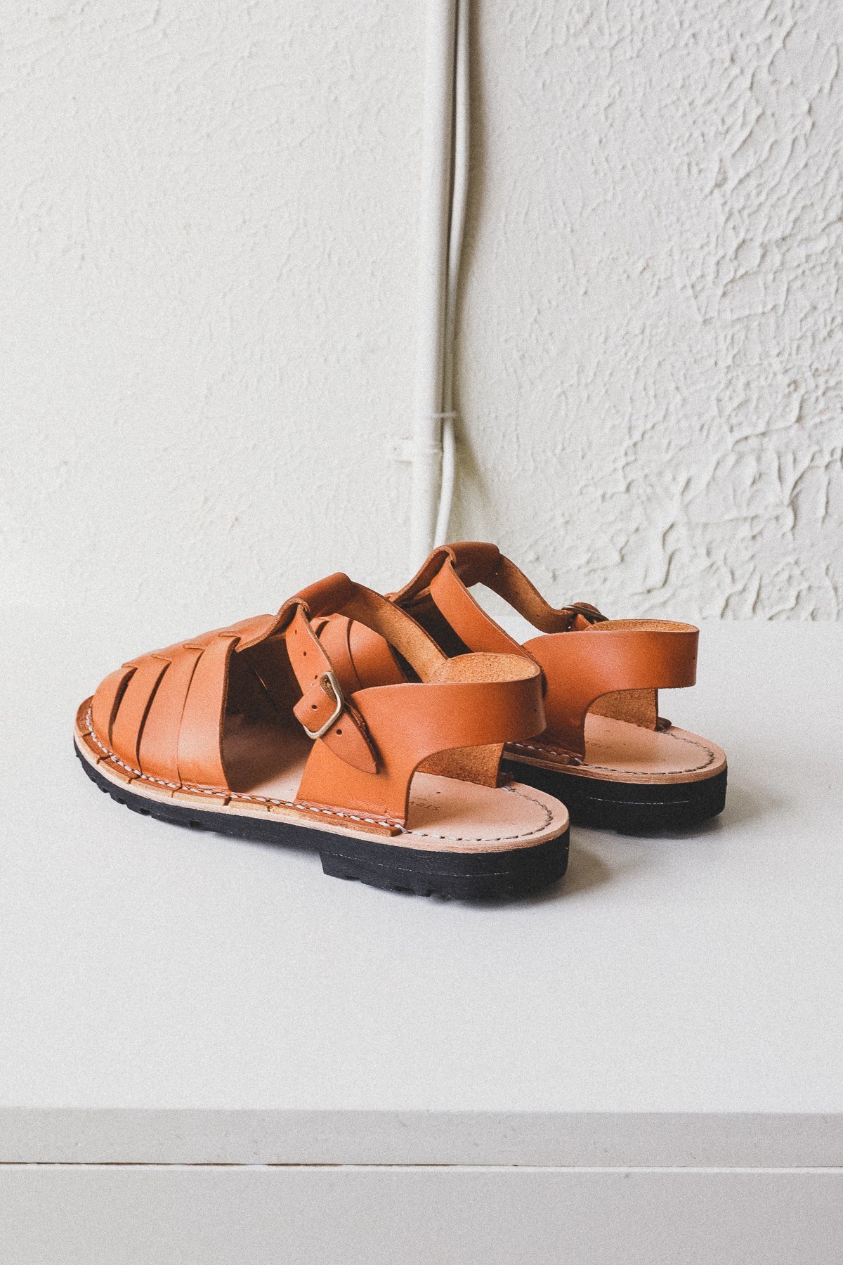 unisex Steve Mono 10/09 ARTISANAL SANDALS - TOBACCO - Image 5 of 8