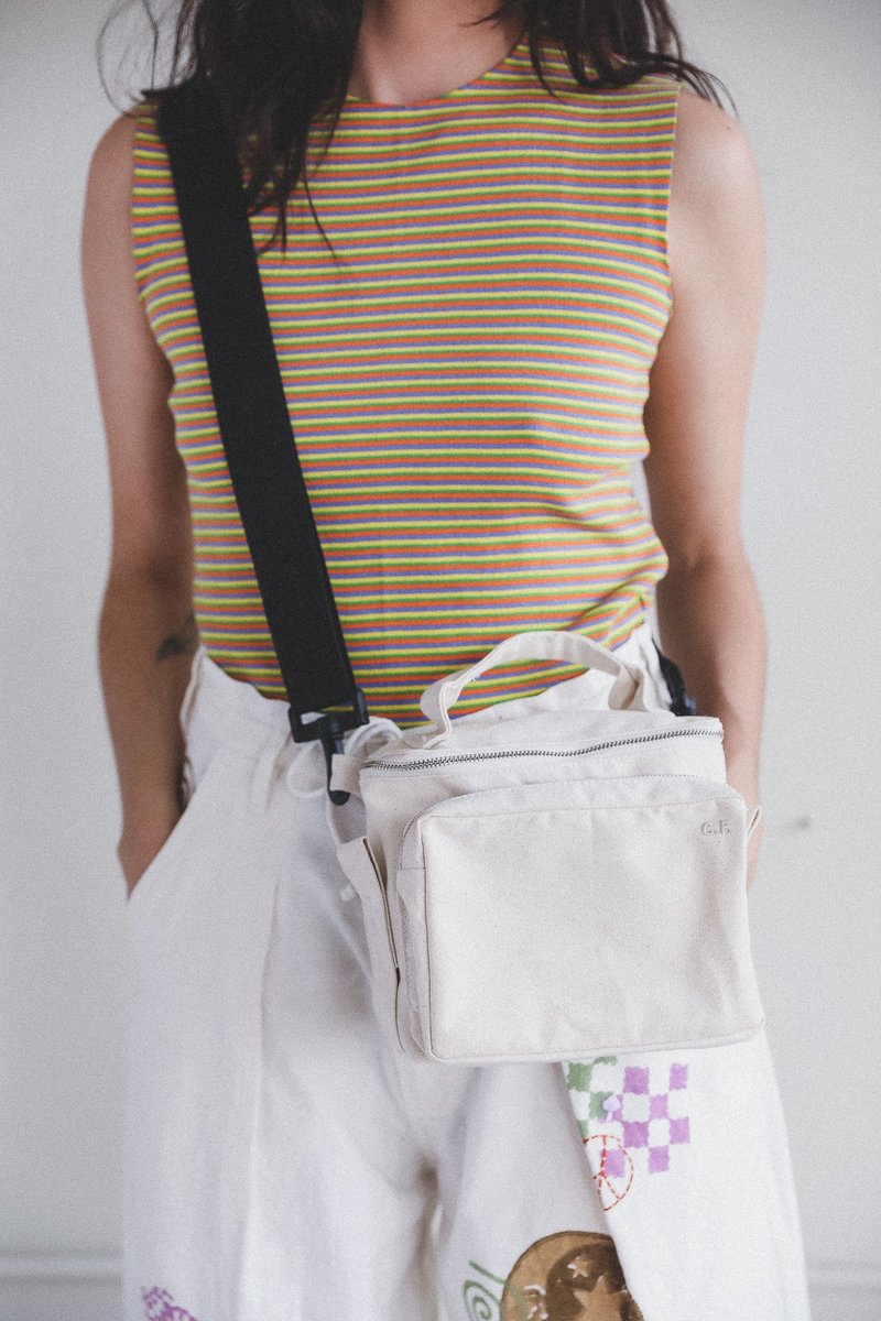 バッグ CAMIEL FORTGENS - Canvas Bumbag Knownsupply654530a97d4e6865453