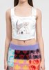 Ashley Williams Kitten And Puppy Corset top - White  - Thumbnail 4