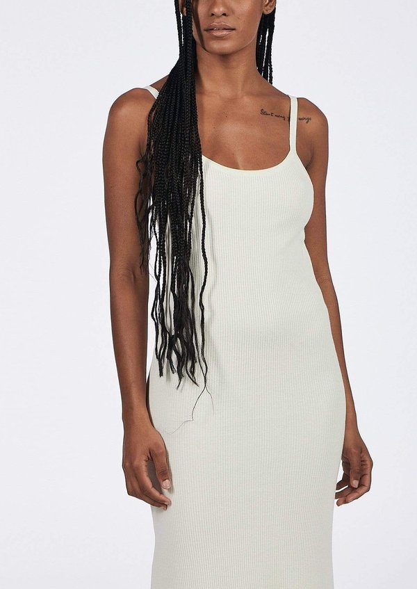 Charlie Holiday Delilah Ribbed Knit Dress - Cream | Garmentory Charlie Holiday Delilah Ribbed Knit Dress - Cream | Garmentory