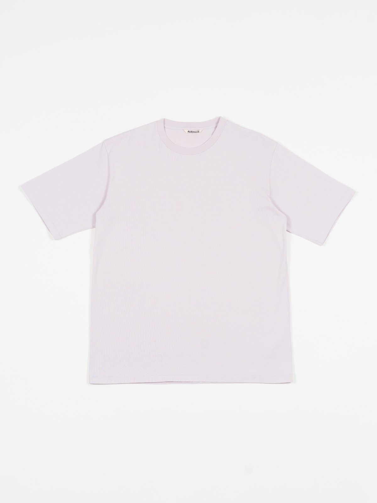 Auralee Luster Plaiting Tee - Light Purple | Garmentory