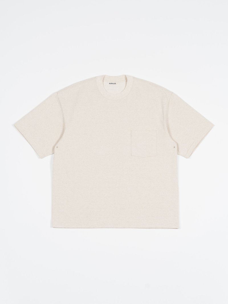 Auralee Stand-Up Tee - Natural | Garmentory