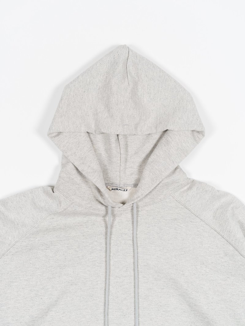 Auralee Super Soft Sweat Big P/O Parka Top - Gray | Garmentory 
