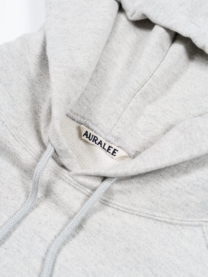 Auralee Super Soft Sweat Big P/O Parka Top - Gray | Garmentory