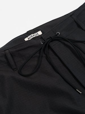 Auralee Washed Finx Ripstop Chambray Field Pants - Black Auralee Washed Finx Ripstop Chambray Field Pants - Black