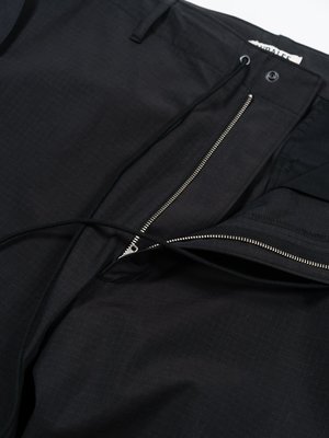 Auralee Washed Finx Ripstop Chambray Field Pants - Black Auralee Washed Finx Ripstop Chambray Field Pants - Black