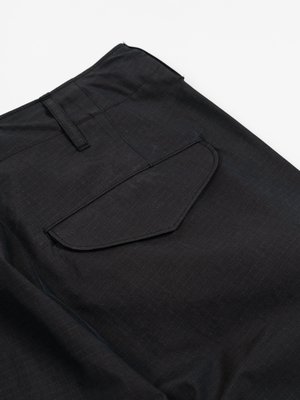 Auralee Washed Finx Ripstop Chambray Field Pants - Black Auralee Washed Finx Ripstop Chambray Field Pants - Black
