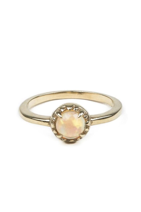 Angela Monaco Matrix Halo Ring - Gold/Opal Angela Monaco Matrix Halo Ring - Gold/Opal