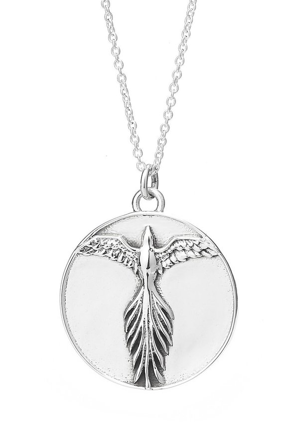 Talon Phoenix Medallion necklace - Sterling Silver Talon Phoenix Medallion necklace - Sterling Silver