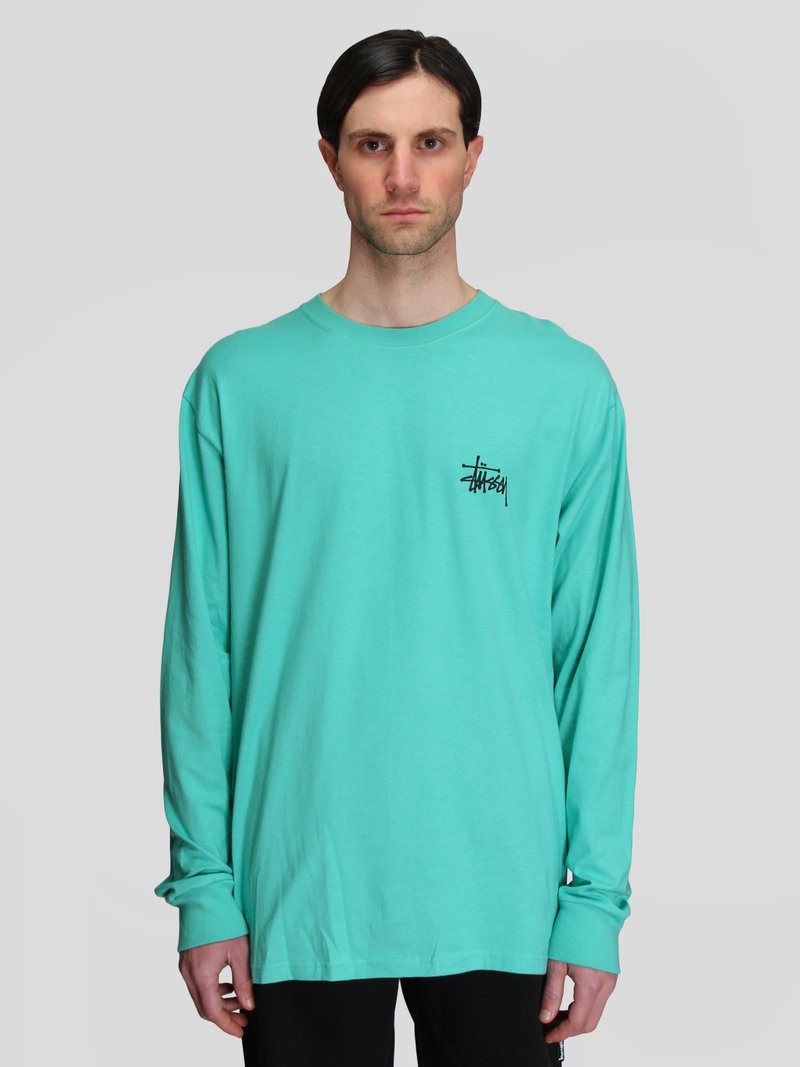 Stussy Basic Stussy LS Tee - Green | Garmentory
