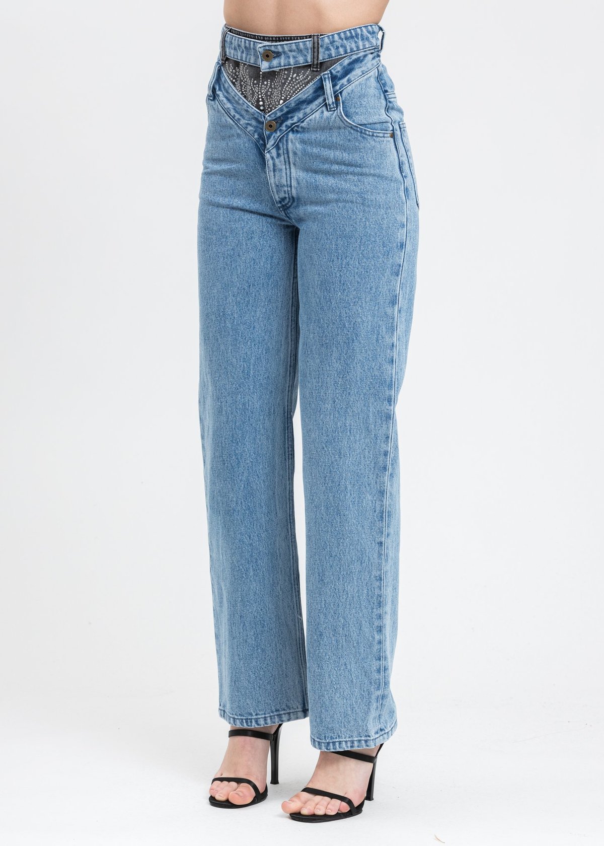 デニム/ジーンズ yproject  CRYSTAL RHINESTONE JEAN Y/PROJECT 21ss CRYSTAL RHINESTONE JEAN Y/Project Y/Project