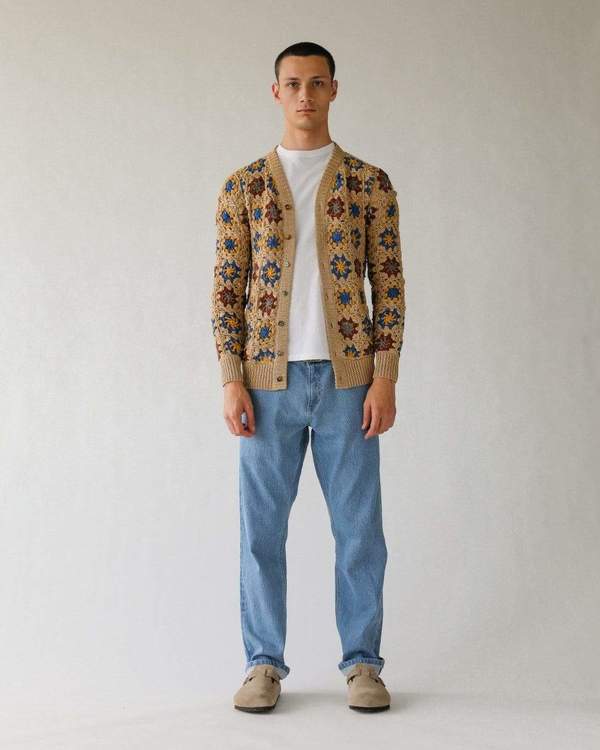 Corridor Hand Crochet Pima Cardigan 