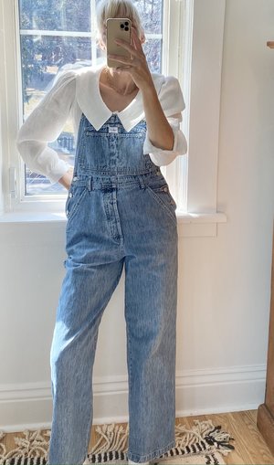 Calvin Klein Denim Carpenter Overalls Light Wash Size SM Garmentory