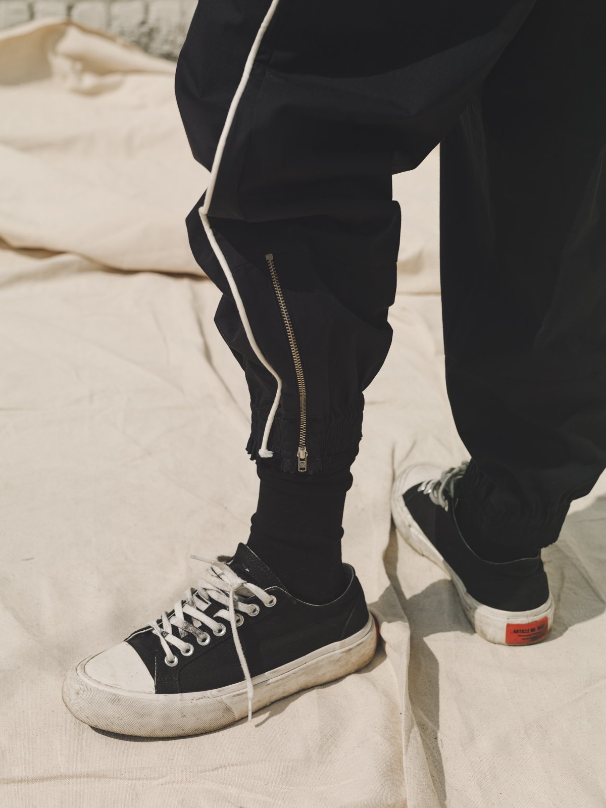 Camiel Fortgens Cotton Research Track Pants - Black | Garmentory