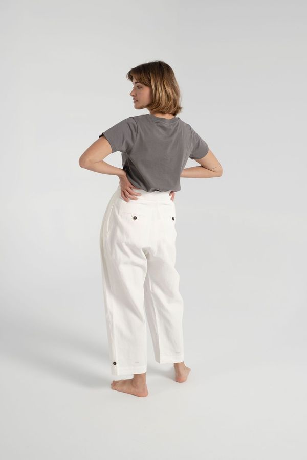 Studio Nicholson Bag Pants - Milk