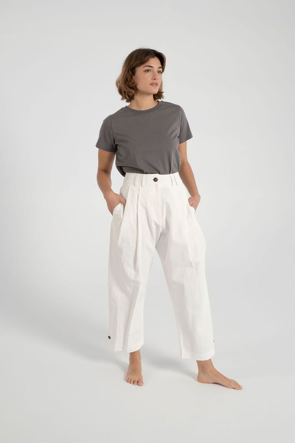 Studio Nicholson Bag Pants - Milk