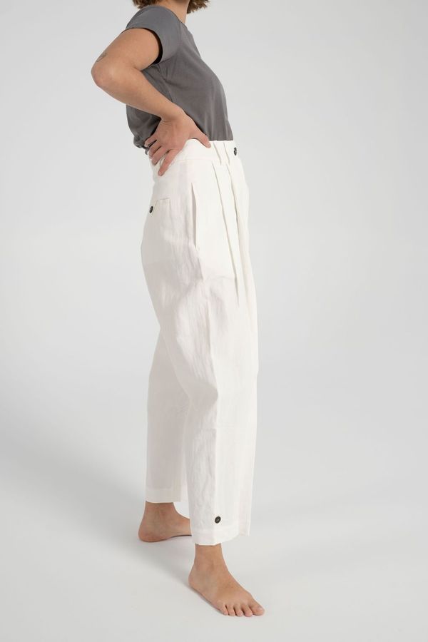Studio Nicholson Bag Pants - Milk