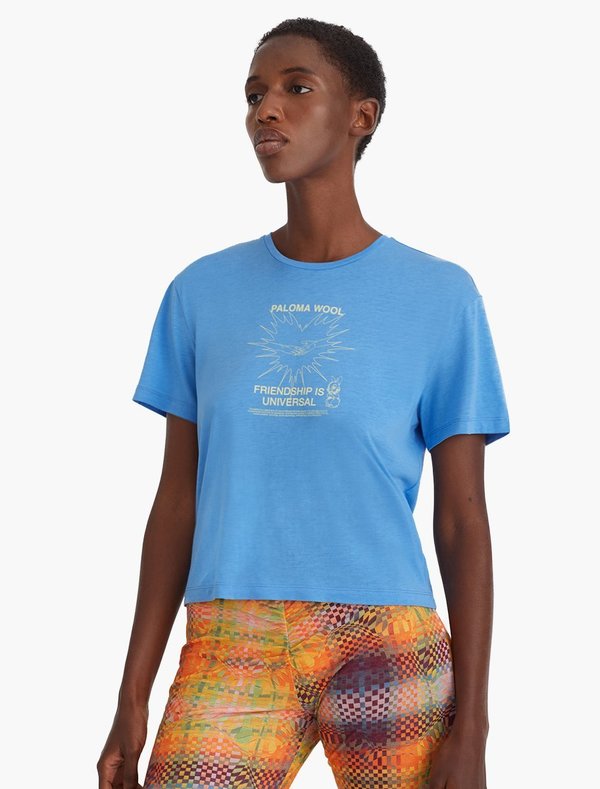 ☆新品・未使用☆ Paloma Wool  Tシャツ　S  完売品 Paloma Wool Souvenir Corazon Tee - Blue | Garmentory