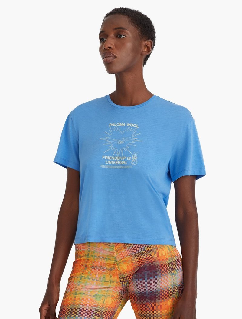 Paloma Wool Souvenir Corazon Tee - Blue | Garmentory