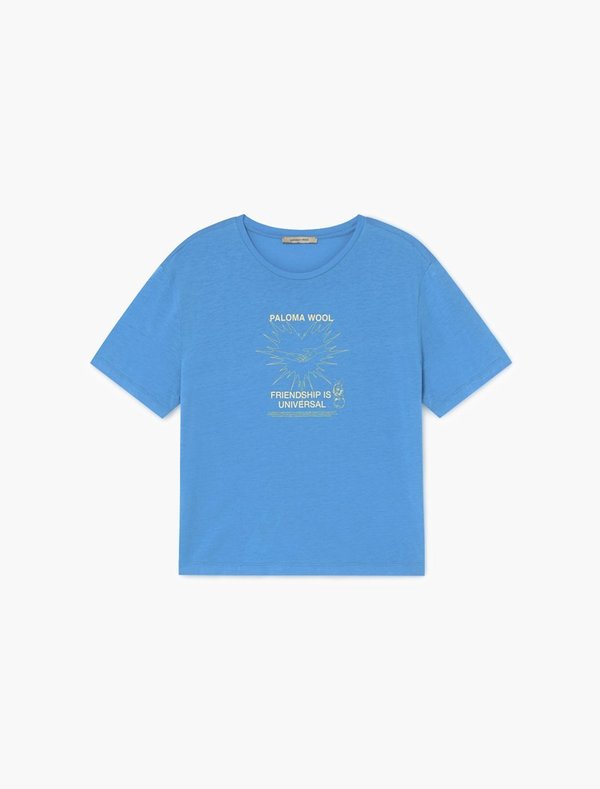 Paloma Wool Souvenir Corazon Tee - Blue | Garmentory