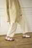 Anne Thomas Daddy Sandals - Ola White - Thumbnail 5