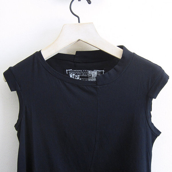 Rundholz Black Label cotton top - black Rundholz Black Label cotton top - black