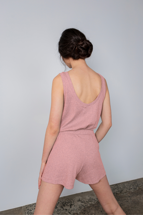 Lois Hazel Rib Tank - Rose Lois Hazel Rib Tank - Rose