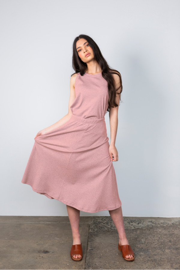 Lois Hazel Rib Tank - Rose Lois Hazel Rib Tank - Rose