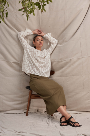 Lois Hazel Cena Top - Cloud Lois Hazel Cena Top - Cloud
